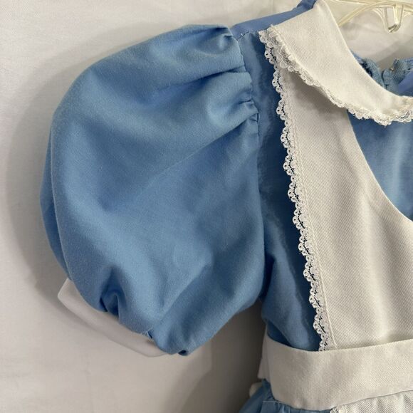 Alice In Wonderland Disney Parks Vintage Alice Dress Costume Small 4/5 Girls - Picture 4 of 8